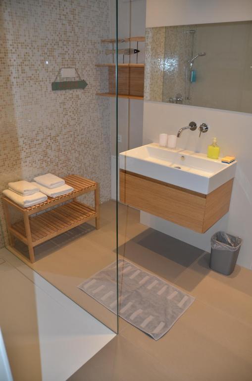 Koupelna v ubytování i Design Apartment