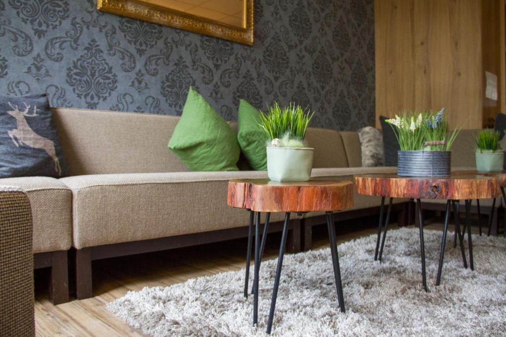 Posezení v ubytování Hotel am Bergl