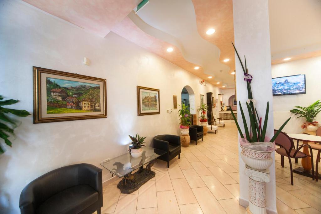 Posezení v ubytování Hotel Erika