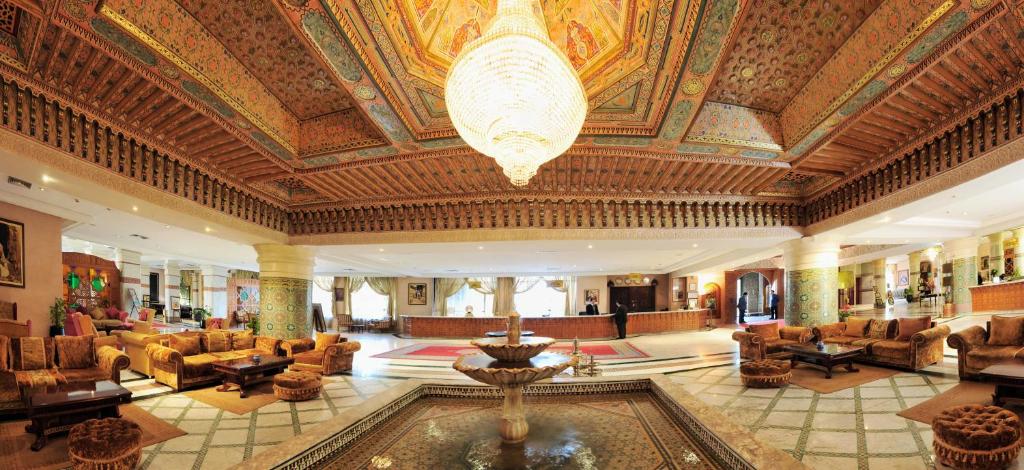 Posezení v ubytování Zalagh Parc Palace