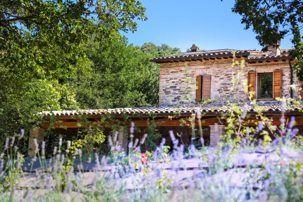 Vonkajšia záhrada v ubytovaní Agriturismo La Caputa