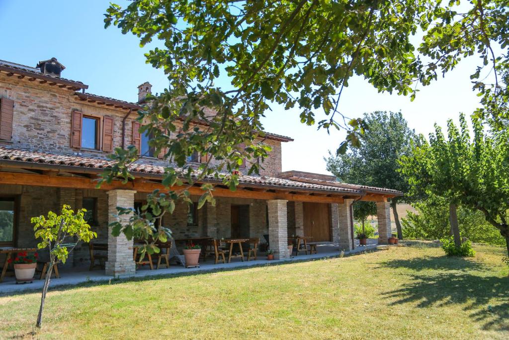 Vonkajšia záhrada v ubytovaní Agriturismo La Caputa