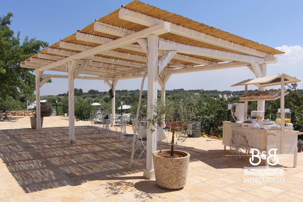 Patio nebo venkovní prostory v ubytování Borgo Mincuccio