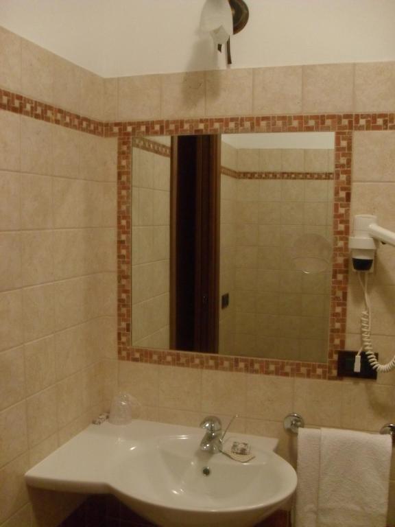 Koupelna v ubytování Ristorante Albergo Da Maurizio