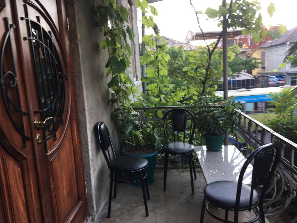 Balkón nebo terasa v ubytování Homestay Izolda