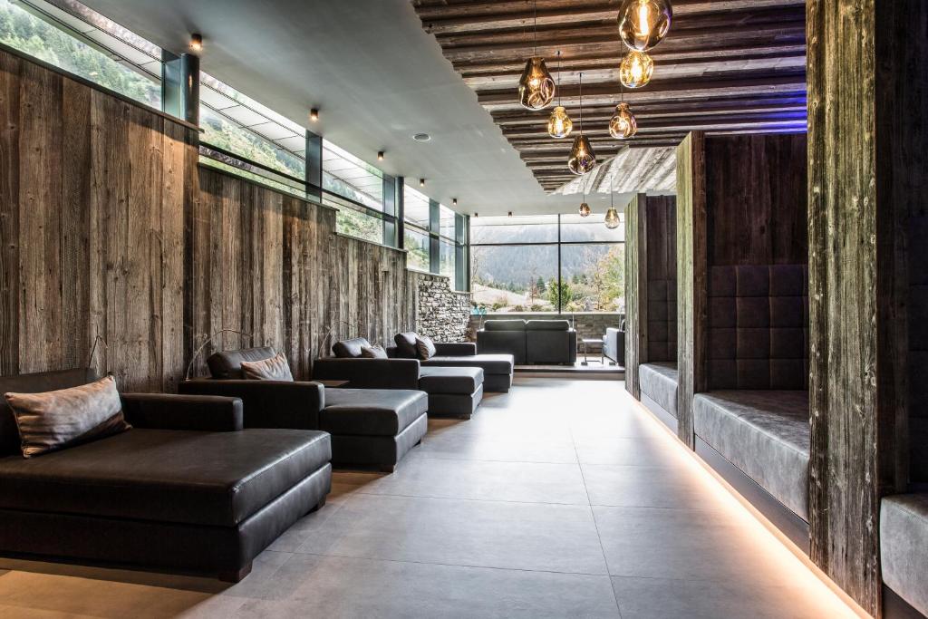 Posezení v ubytování Verwöhnhotel Wildspitze