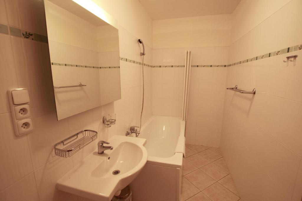Koupelna v ubytování Hotel U Divadla