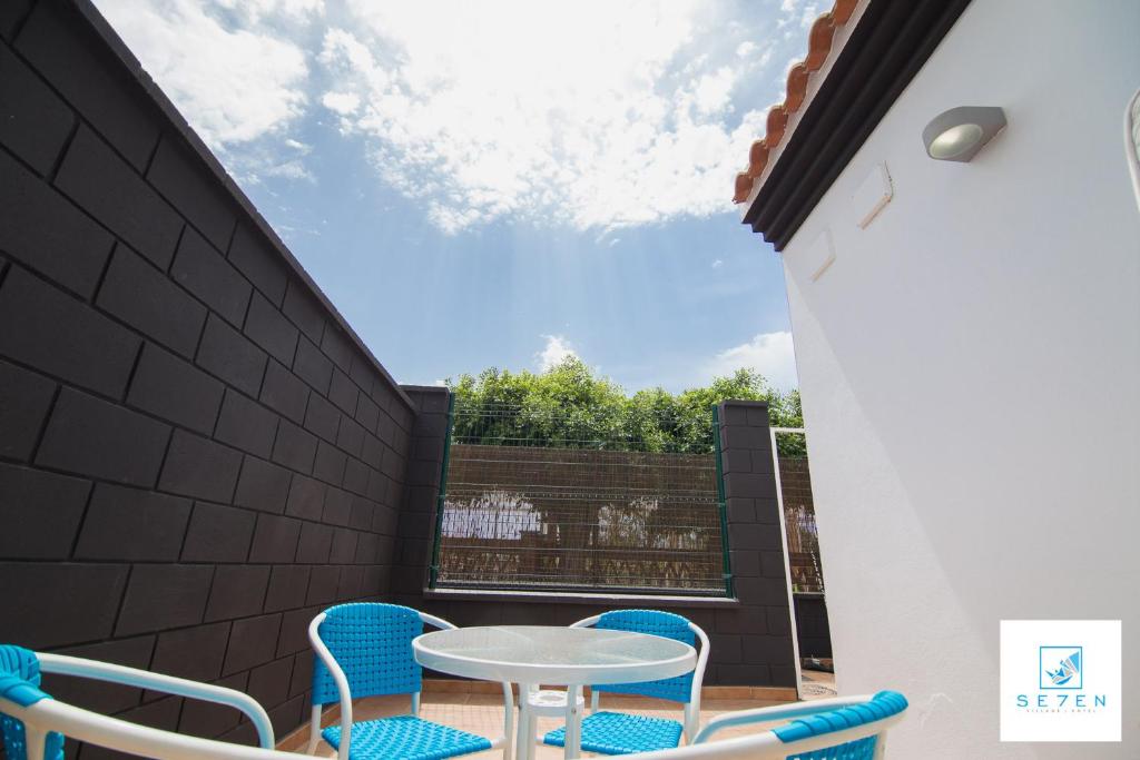 Balkón alebo terasa v ubytovaní Apartamentos Seven Village