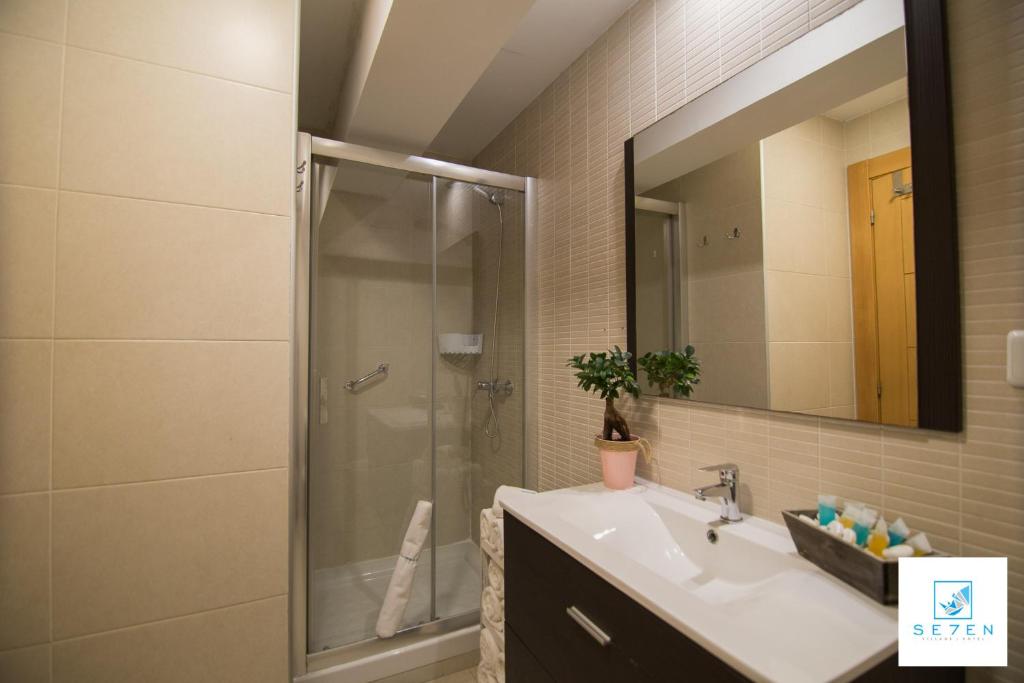 Kúpeľňa v ubytovaní Apartamentos Seven Village