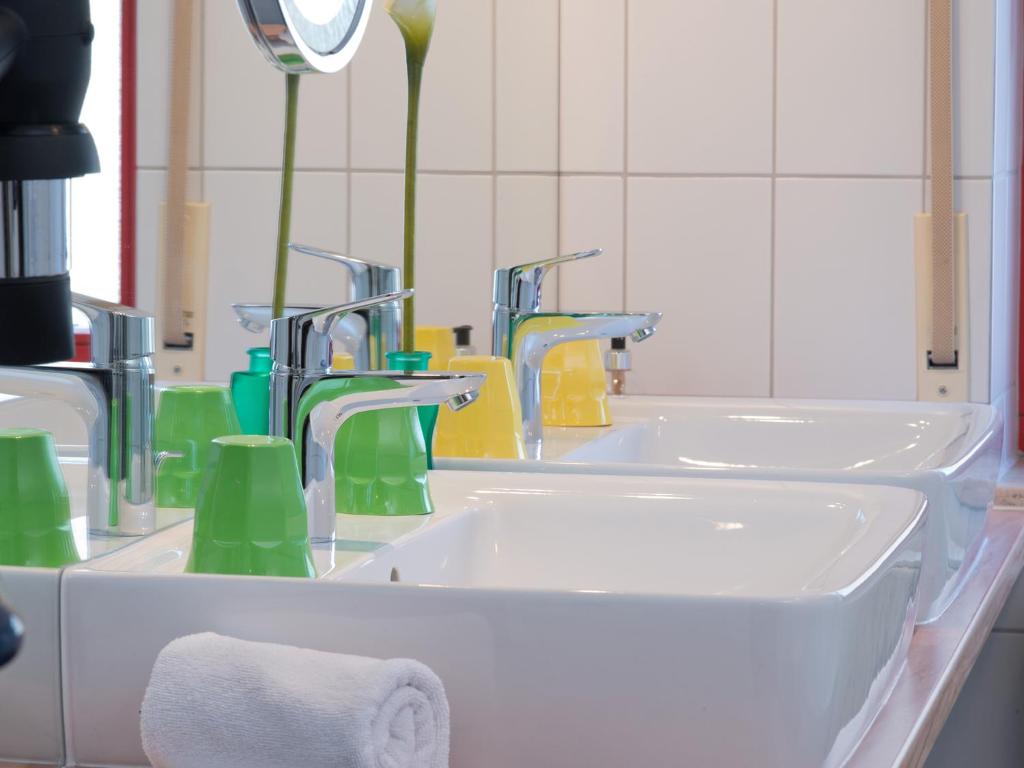 Koupelna v ubytování Avenon Privat-Hotel Am Steinberg
