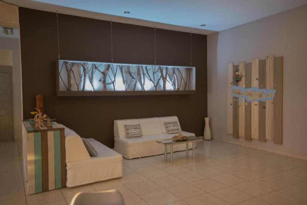 Posezení v ubytování Fragiskos Hotel
