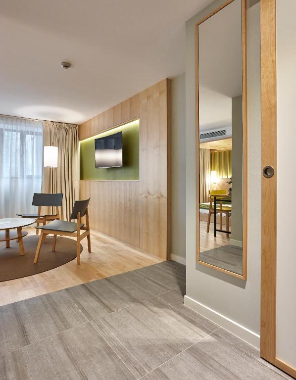 TV a/nebo společenská místnost v ubytování Yadoya Hotel
