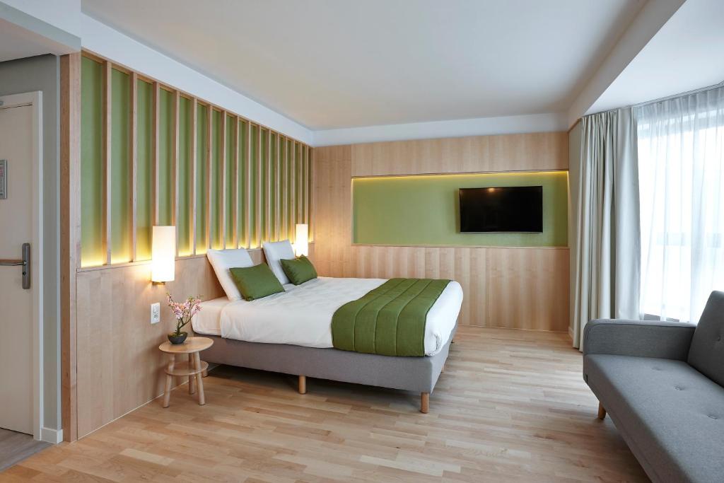 Postel nebo postele na pokoji v ubytování Yadoya Hotel