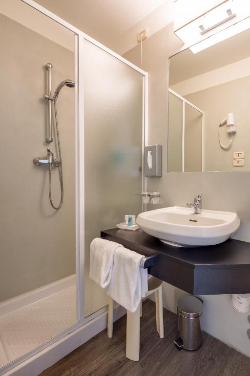 Koupelna v ubytování Best Western Plus CHC Florence