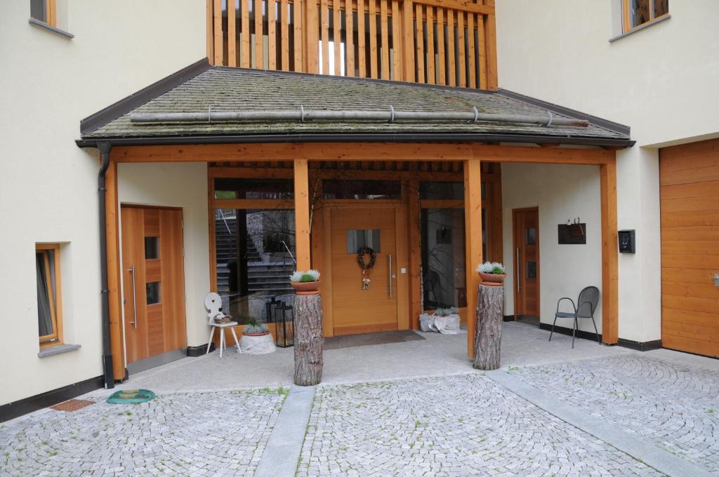 Exteriér alebo vchod do ubytovania Naturresidenz Theistadl