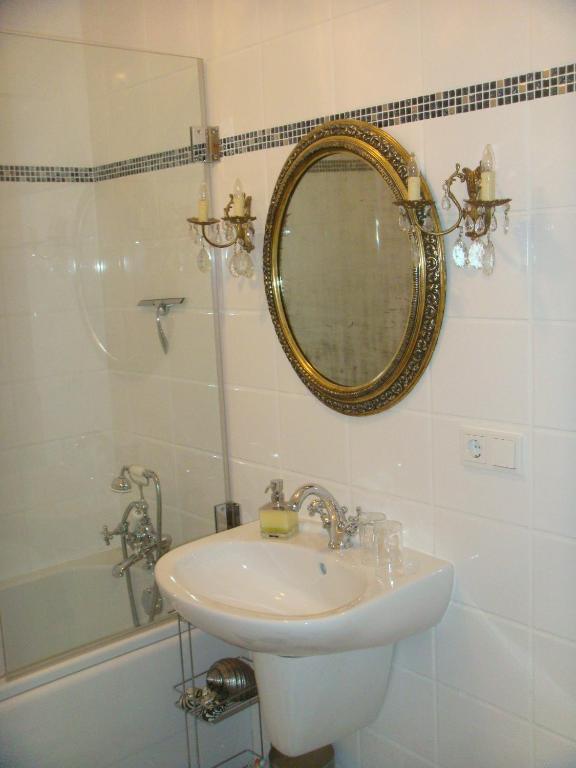 Koupelna v ubytování Residenz Villa Kult