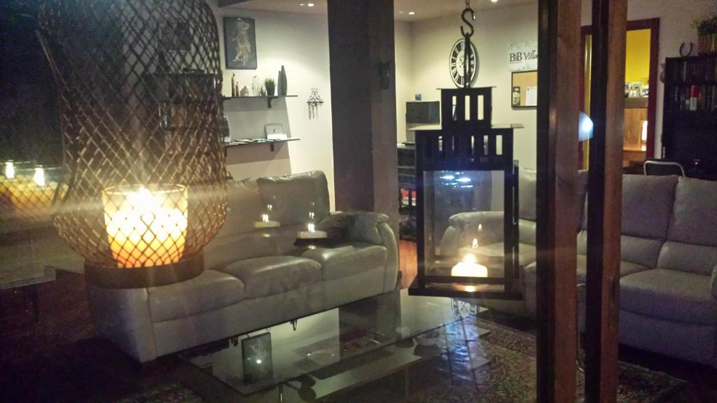 Posezení v ubytování B&B Villa Noemi