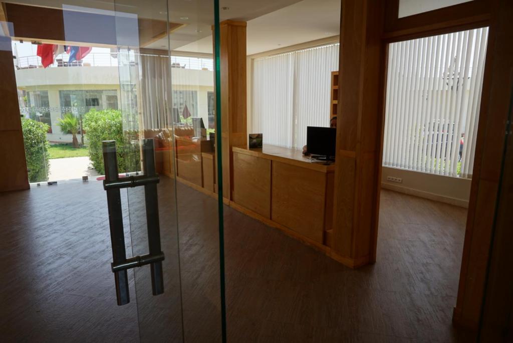 TV a/nebo společenská místnost v ubytování Sun Beach Med