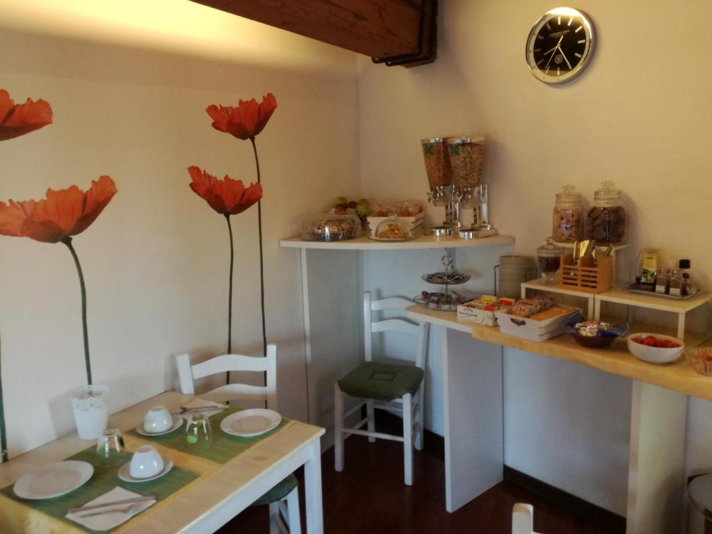Jedlo v ubytovaní bed & breakfast alebo blízkom okolí