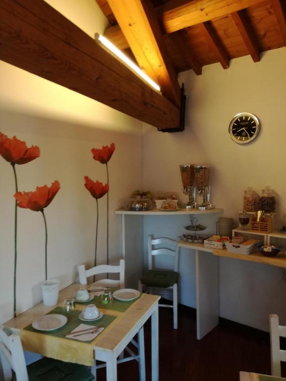 Jedlo v ubytovaní bed & breakfast alebo blízkom okolí