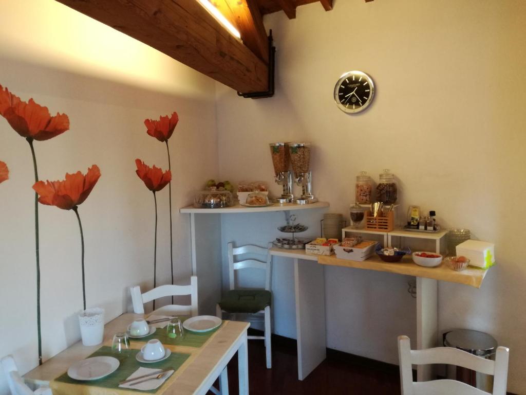 Jedlo v ubytovaní bed & breakfast alebo blízkom okolí