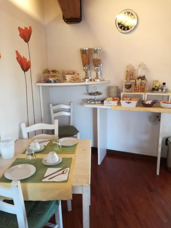 Jedlo v ubytovaní bed & breakfast alebo blízkom okolí