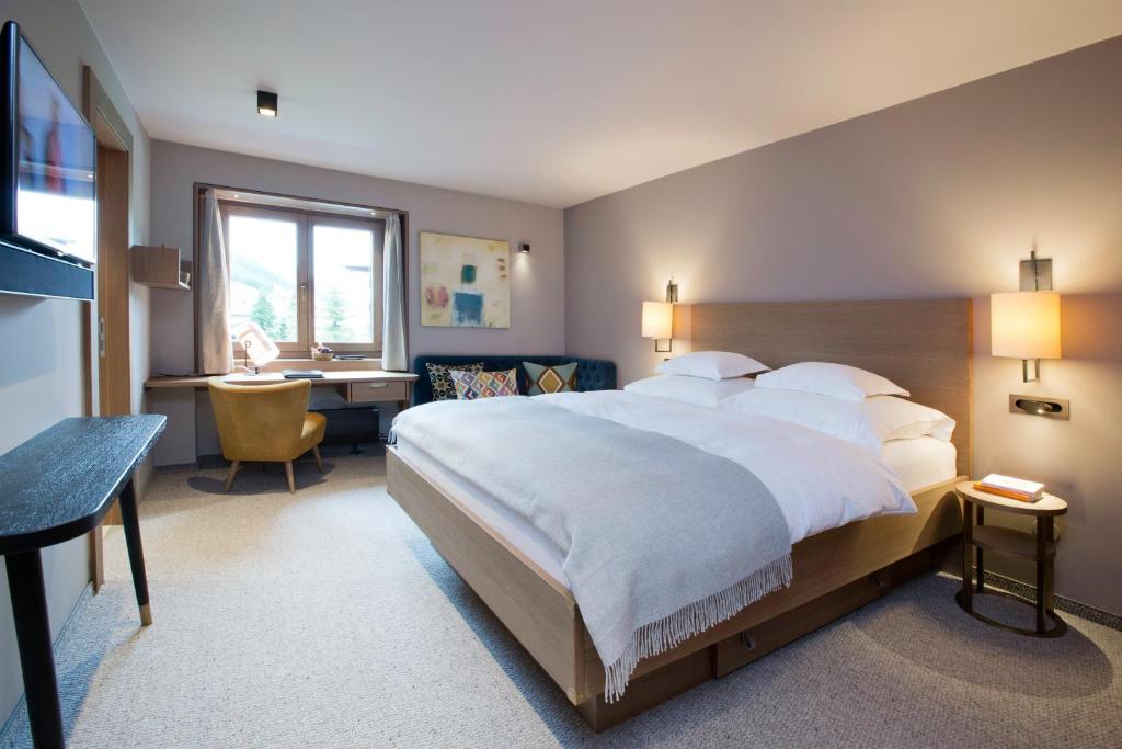 Voodi või voodid majutusasutuse Hotel Berghof toas