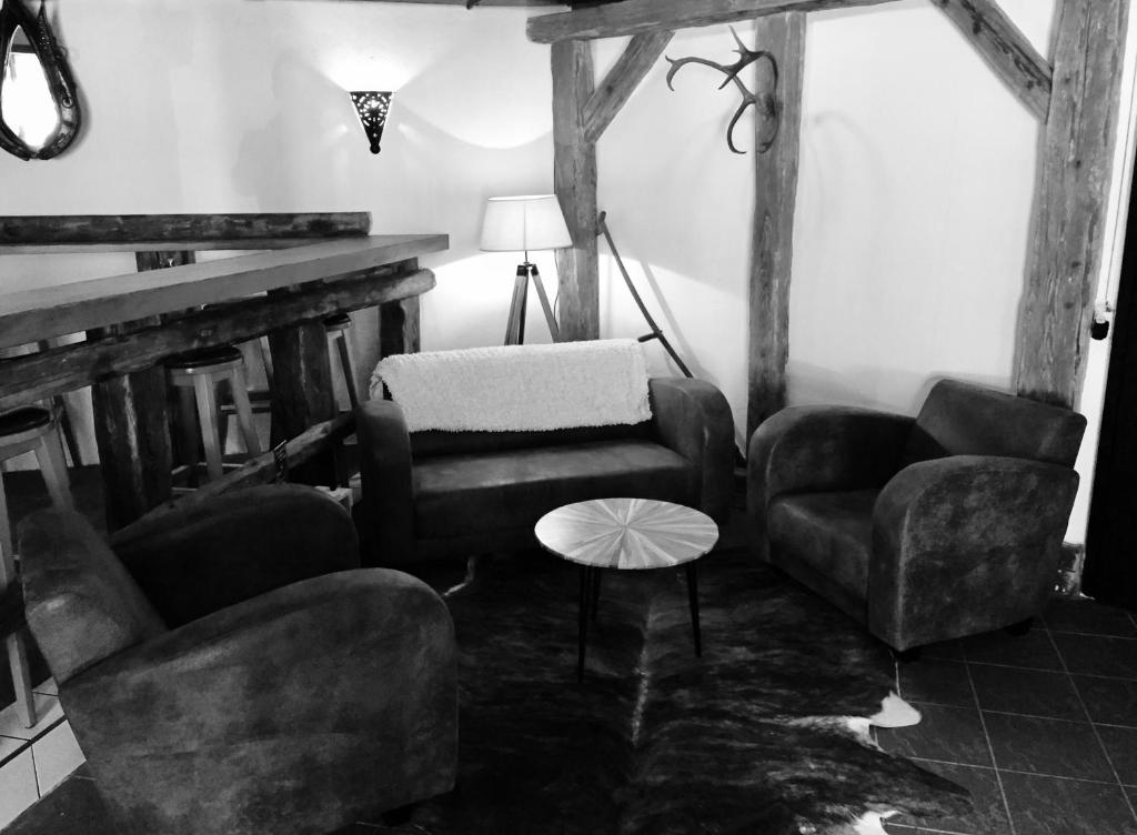 Posezení v ubytování Eden Resort Anzère