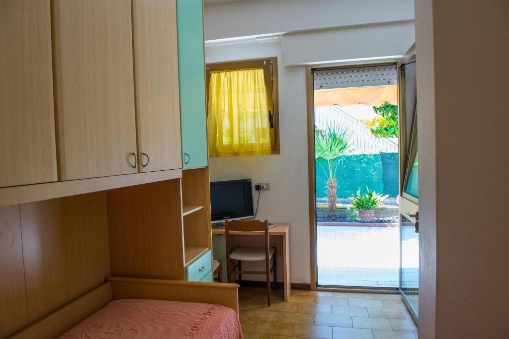 TV a/nebo společenská místnost v ubytování Hotel Malibran