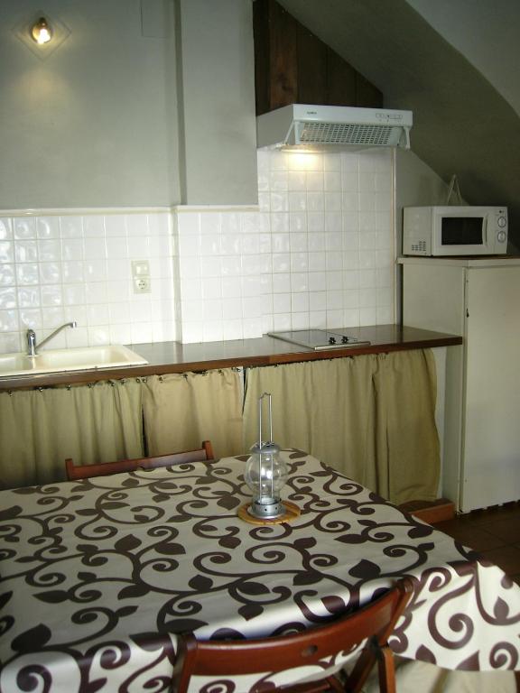 Kuchyň nebo kuchyňský kout v ubytování Apartamentos Valdelinares