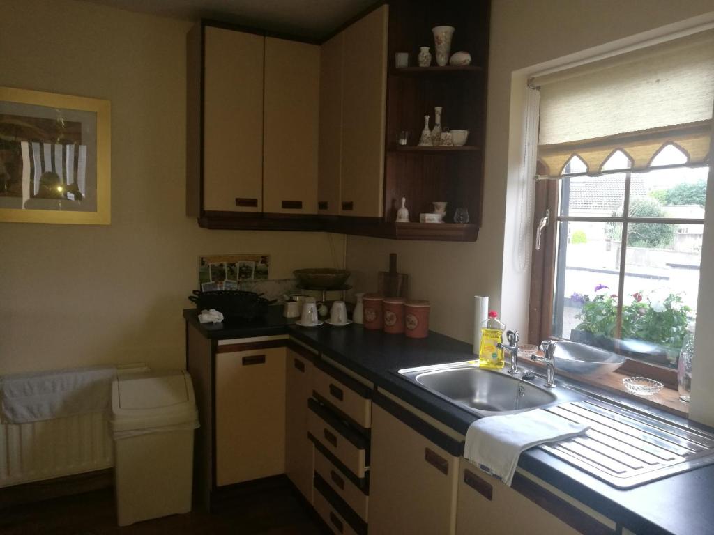 Kuchyň nebo kuchyňský kout v ubytování Assaroe House