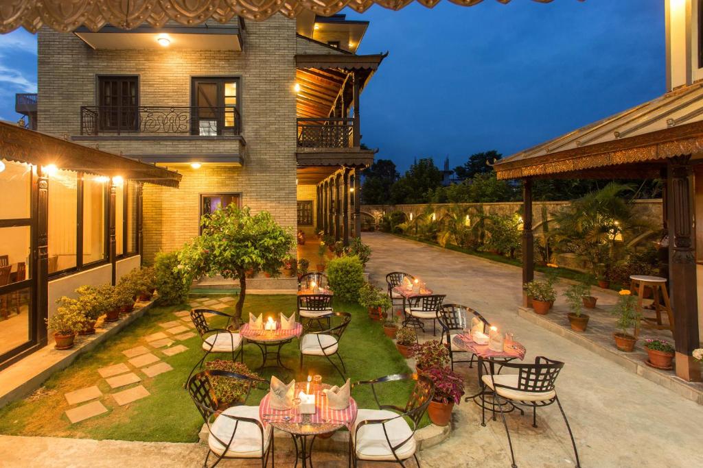 Zahrada ubytování Hotel Utsab Himalaya