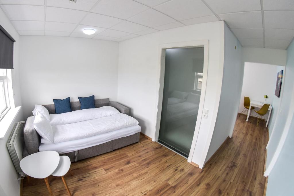 Postel nebo postele na pokoji v ubytování Motel Arctic Wind