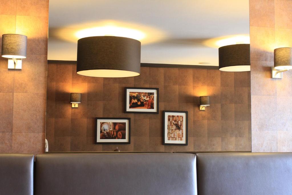 Posezení v ubytování Auberge Le Temps des Saveurs