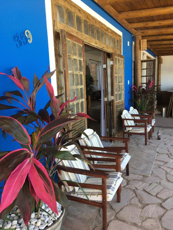 Balkón nebo terasa v ubytování Pousada Ecohar Yoga