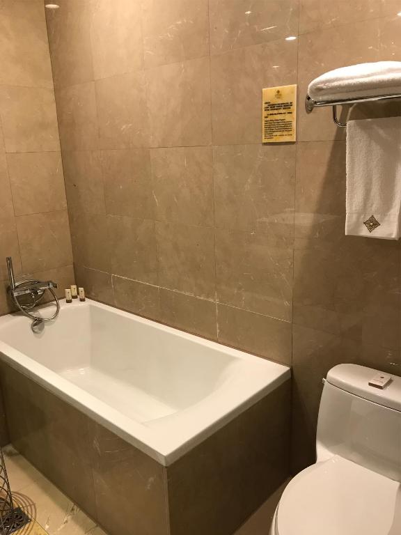 Koupelna v ubytování Hongrui Jinling Grand Hotel Hefei