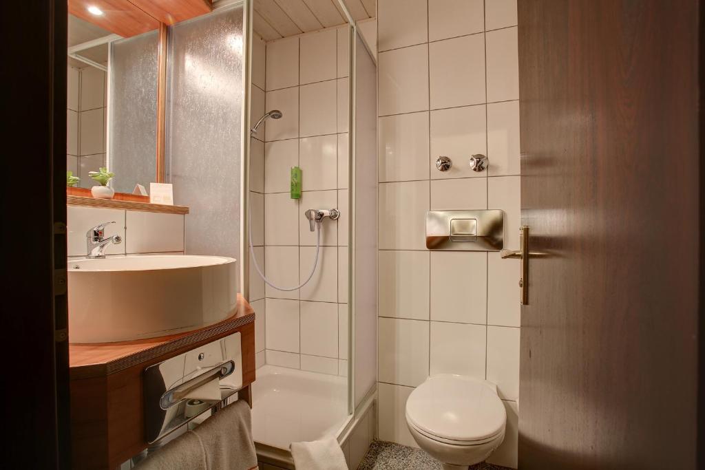 Koupelna v ubytování Trip Inn Hotel Blankenburg