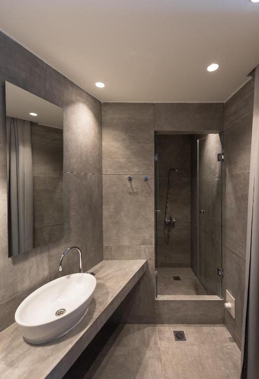 Koupelna v ubytování Fani Luxury Boutique