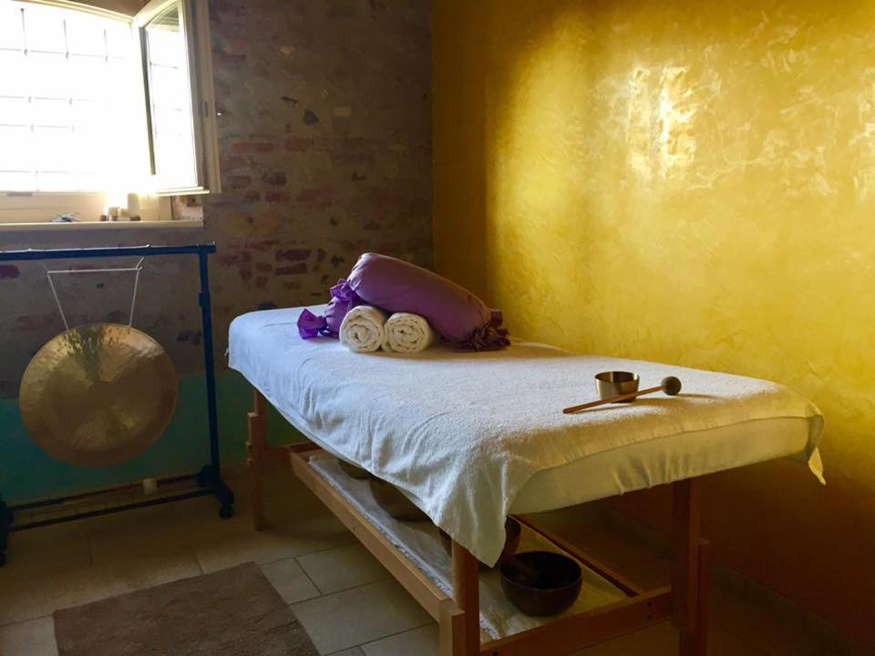 Postel nebo postele na pokoji v ubytování Cascina Le Preseglie