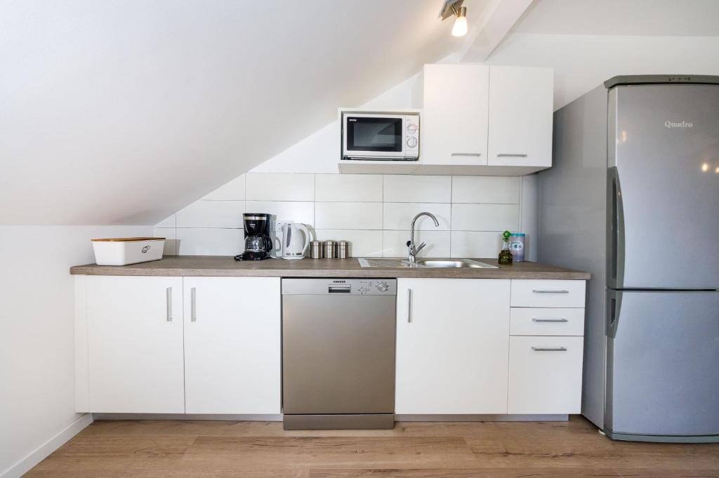 Kuchyňa alebo kuchynka v ubytovaní Apartman Iva Zara