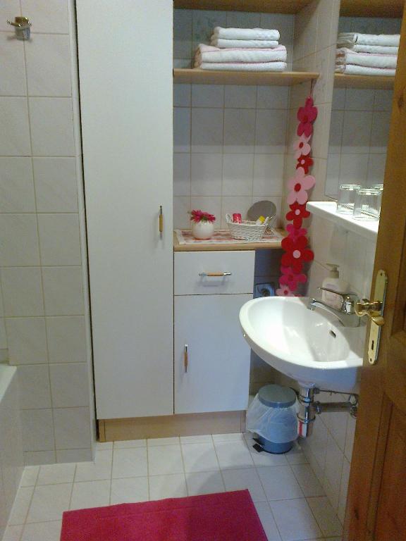 Koupelna v ubytování Ferienhaus Elisabeth
