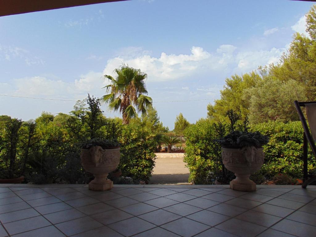 A garden outside I Giardini Dell'Agave