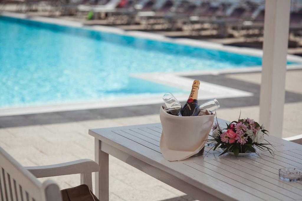 Nápoje v ubytování Hotel Evergreen