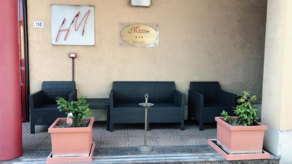 Posezení v ubytování Hotel Maxim