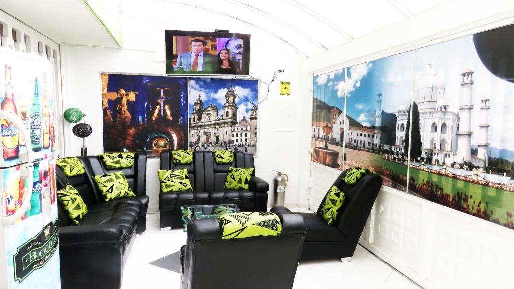 Posezení v ubytování Hotel Bogota House
