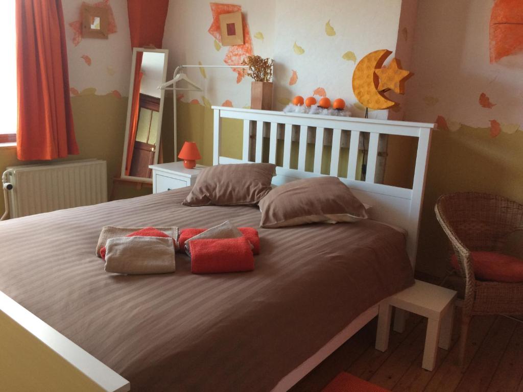 Postel nebo postele na pokoji v ubytování B&B Marianne