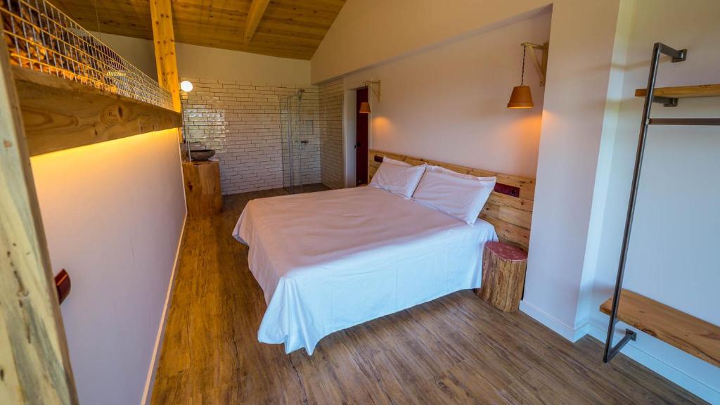 Posteľ alebo postele v izbe v ubytovaní Casa Rural Cal Rossa de Taus SPA