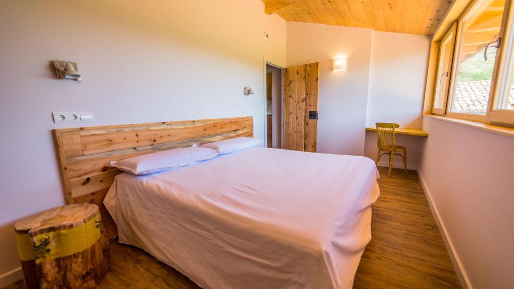 Posteľ alebo postele v izbe v ubytovaní Casa Rural Cal Rossa de Taus SPA