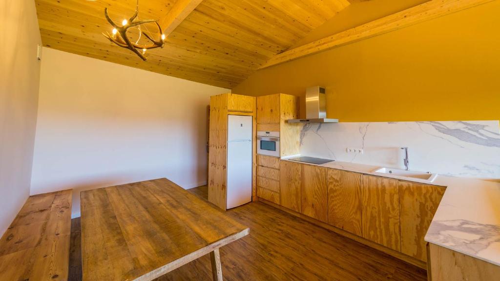 Kuchyňa alebo kuchynka v ubytovaní Casa Rural Cal Rossa de Taus SPA