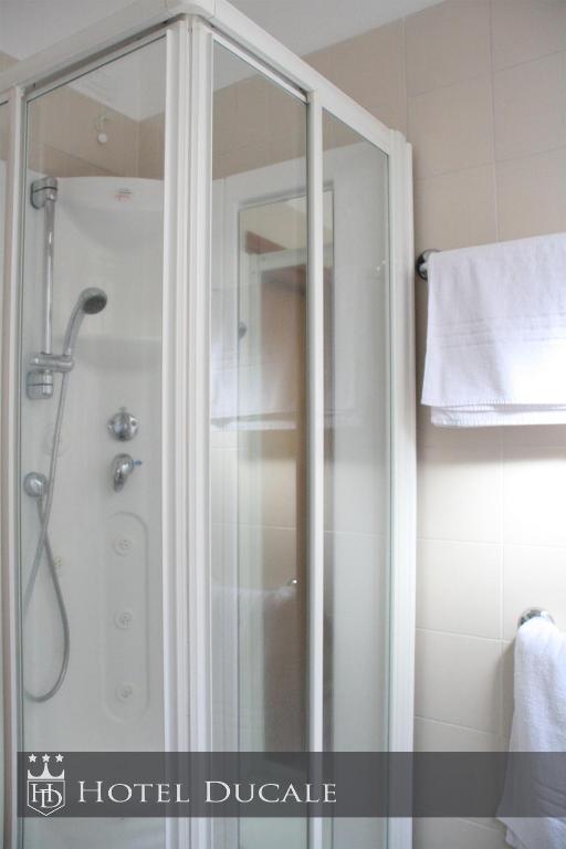 Koupelna v ubytování Hotel Ducale